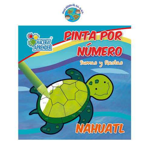 7018 CUADERNOS PINTA POR NUMERO NAHUATL (SUMAS-RESTAS)