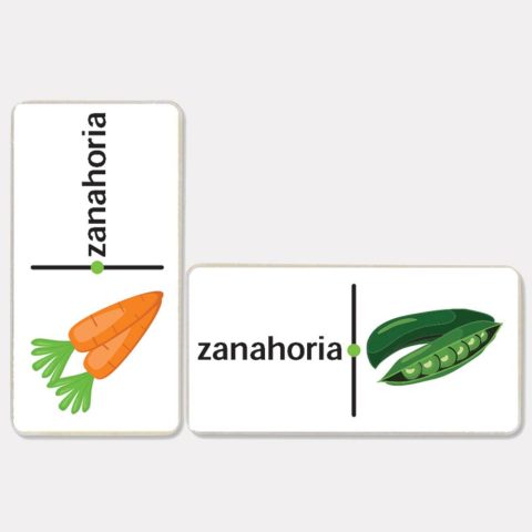 7217 DOMINO JUMBO VERDURAS C/28 PZAS