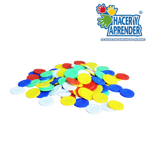 3346 FICHAS PARA CONTAR CHICAS C/1,000 PZAS