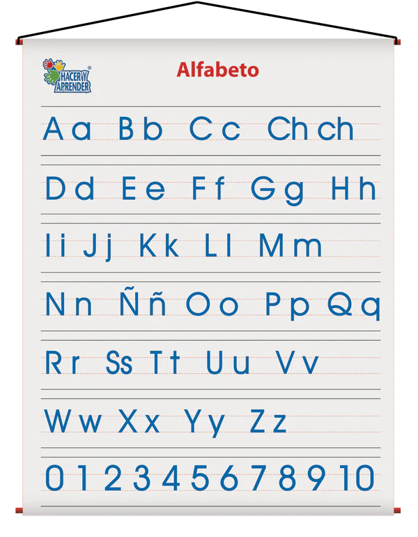1701 LAMINA DIDACTICA ALFABETO 43X60 CM